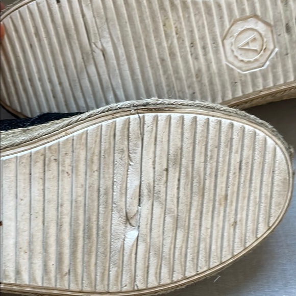 Rossella Lopes Distressed Slip-On Espadrille Sneakers Size 7 - Picture 8 of 13